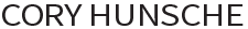 Cory Hunsche - Branding Logo